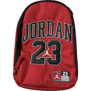 NWT JORDAN JERSEY LUNCH BAG RED